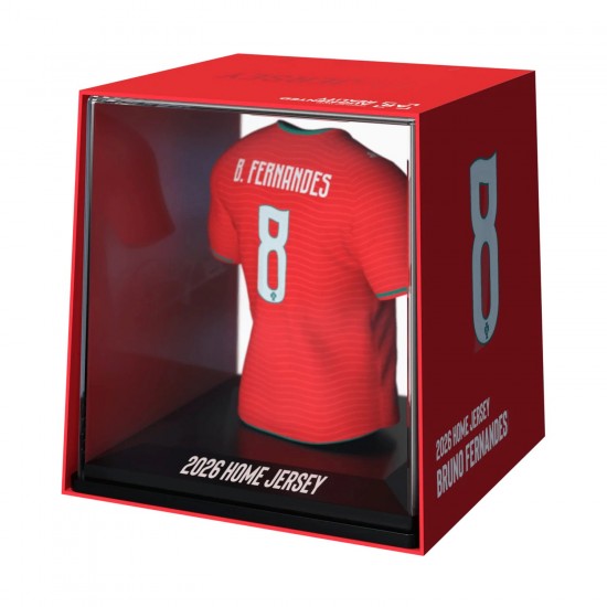 Πορτογαλία συλλεκτική μίνι φανέλα MyJersey Bruno Fernandes (Μουντιάλ 2026)