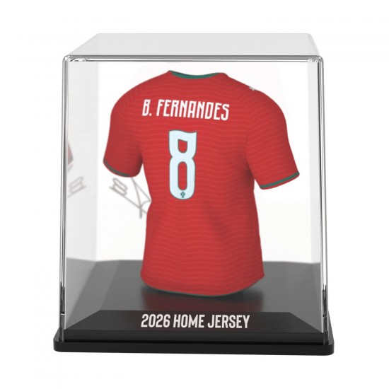 Πορτογαλία συλλεκτική μίνι φανέλα MyJersey Bruno Fernandes (Μουντιάλ 2026)