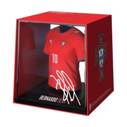 Πορτογαλία συλλεκτική μίνι φανέλα MyJersey Bernardo Silva (Μουντιάλ 2026)