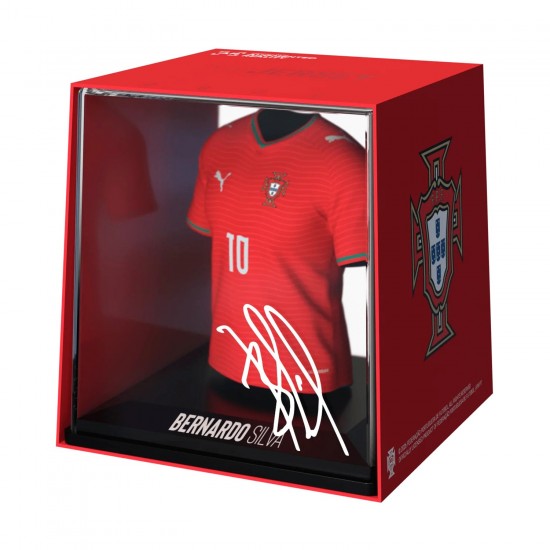 Πορτογαλία συλλεκτική μίνι φανέλα MyJersey Bernardo Silva (Μουντιάλ 2026)