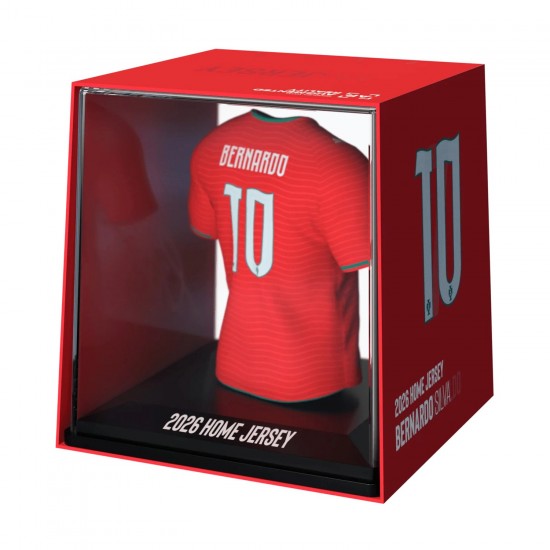 Πορτογαλία συλλεκτική μίνι φανέλα MyJersey Bernardo Silva (Μουντιάλ 2026)