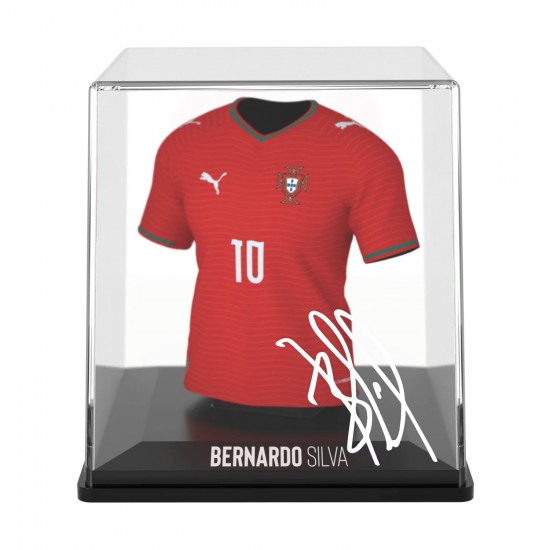 Πορτογαλία συλλεκτική μίνι φανέλα MyJersey Bernardo Silva (Μουντιάλ 2026)