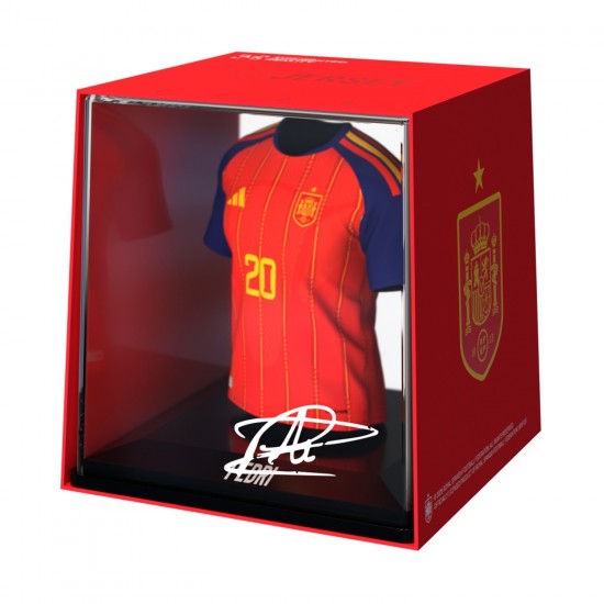 Ισπανία συλλεκτική μίνι φανέλα MyJersey Pedri (Μουντιάλ 2026)