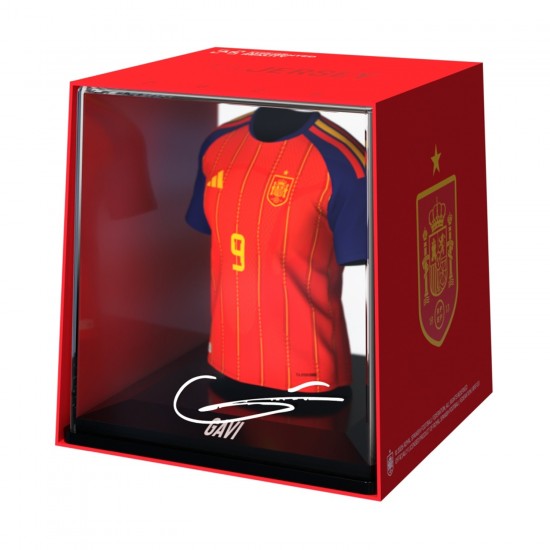 Ισπανία συλλεκτική μίνι φανέλα MyJersey Gavi (Μουντιάλ 2026)