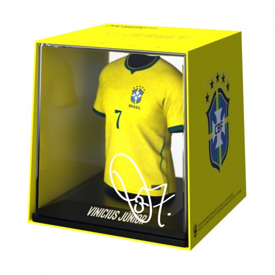 Βραζιλία συλλεκτική μίνι φανέλα MyJersey Vinícius Jr. (Μουντιάλ 2026)