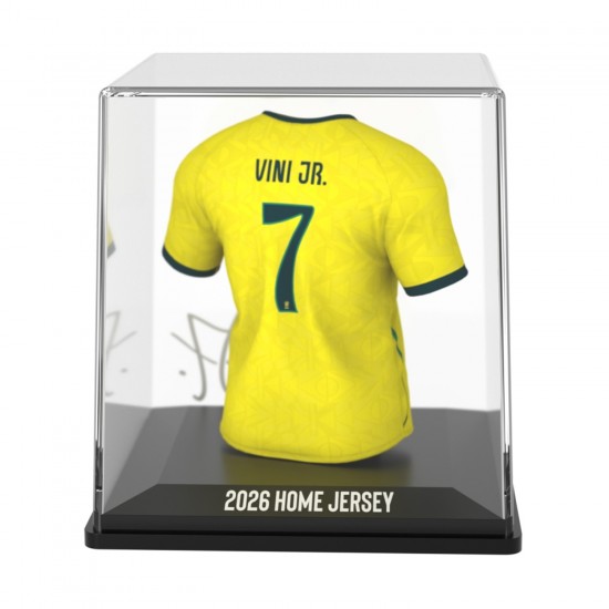 Βραζιλία συλλεκτική μίνι φανέλα MyJersey Vinícius Jr. (Μουντιάλ 2026)