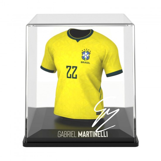 Βραζιλία συλλεκτική μίνι φανέλα MyJersey Martinelli (Μουντιάλ 2026)
