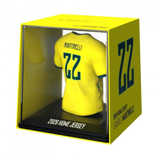 Βραζιλία συλλεκτική μίνι φανέλα MyJersey Martinelli (Μουντιάλ 2026)