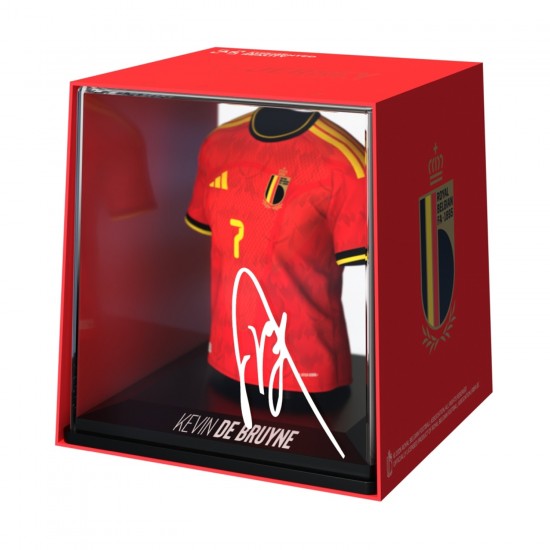 Βέλγιο συλλεκτική μίνι φανέλα MyJersey Kevin De Bruyne (Μουντιάλ 2026)