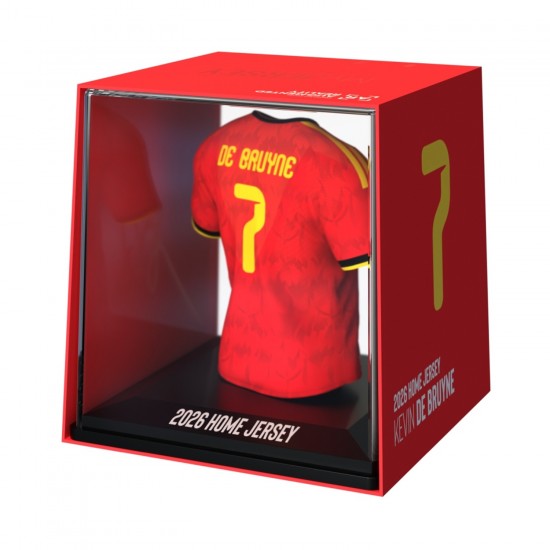 Βέλγιο συλλεκτική μίνι φανέλα MyJersey Kevin De Bruyne (Μουντιάλ 2026)