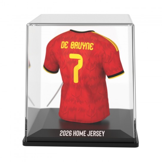 Βέλγιο συλλεκτική μίνι φανέλα MyJersey Kevin De Bruyne (Μουντιάλ 2026)