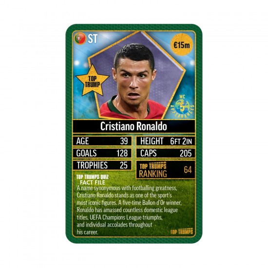 Top Trumps World Football Stars 2024 «The Top 200», τράπουλα 5