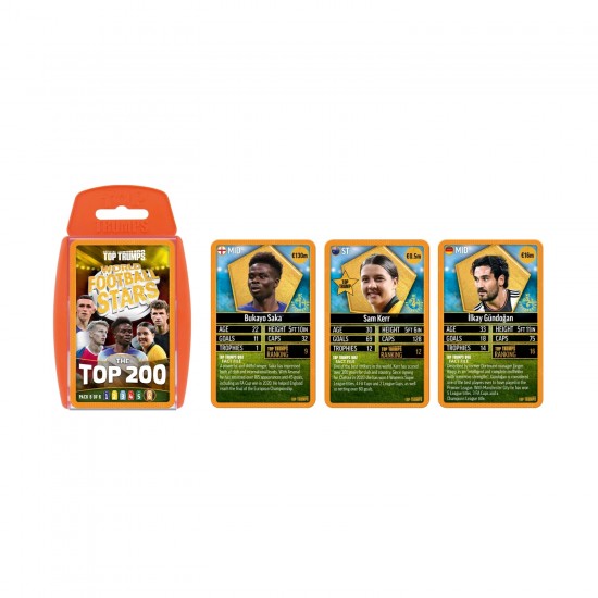 Top Trumps World Football Stars 2024 «The Top 200», τράπουλα 6