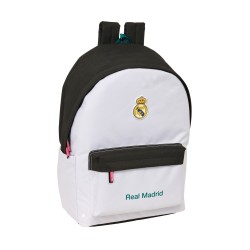 Real Madrid double backpack for 15.6" laptop with USB