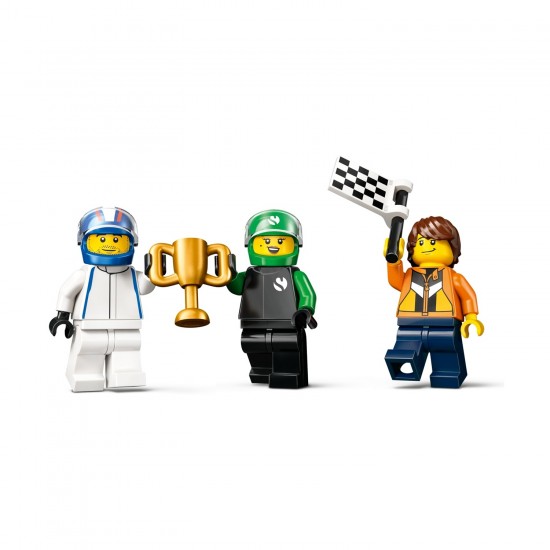 LEGO City F1 grid με μονοθέσια VCARB & Sauber (60474)