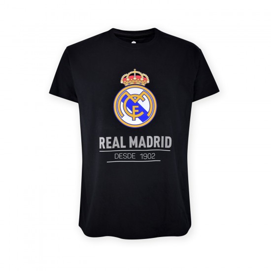 Real Madrid T-shirt «Since 1902» crest, black