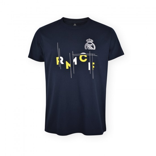 Ρεάλ Μαδρίτης μπλουζάκι «RMCF», σκούρο μπλε
