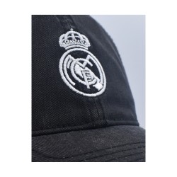 Ρεάλ Μαδρίτης βαμβακερό καπέλο washed, μαύρο