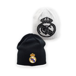 Real Madrid beanie with crest patch, black