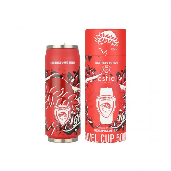 Θερμός Estia Travel Cup 500ml Ολυμπιακός BC Edition «Together We Fight»