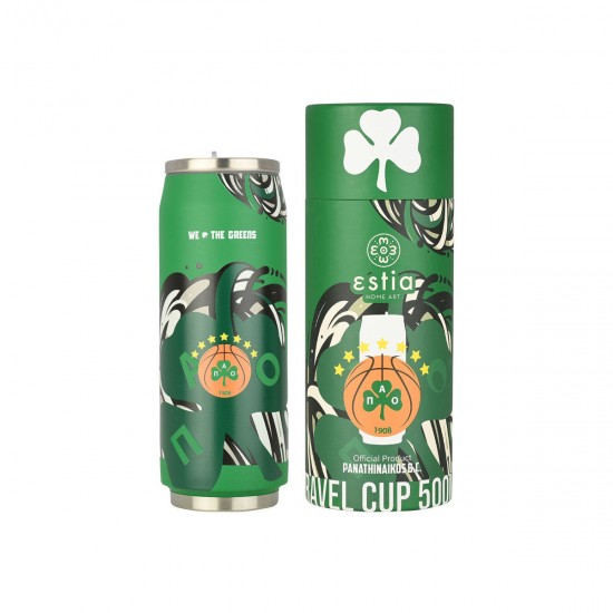 Θερμός Estia Travel Cup 500ml Παναθηναϊκός BC Edition «We The Greens»