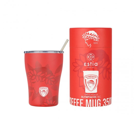 Θερμός Estia Coffee Mug 350ml Ολυμπιακός BC Edition