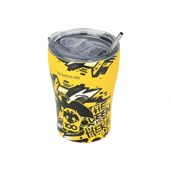 Θερμός Estia Coffee Mug 350ml ΑΕΚ BC Edition «The Queen Is Here»