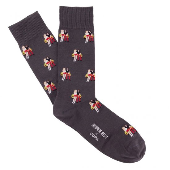 George Best Lotus Casual Socks