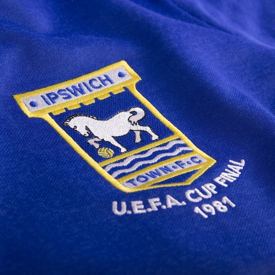 Ipswich Town FC 1980 - 81 Short Sleeve Retro Football Shirt