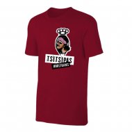 Tsitsipas Hooligans μπλουζάκι, βυσσινί