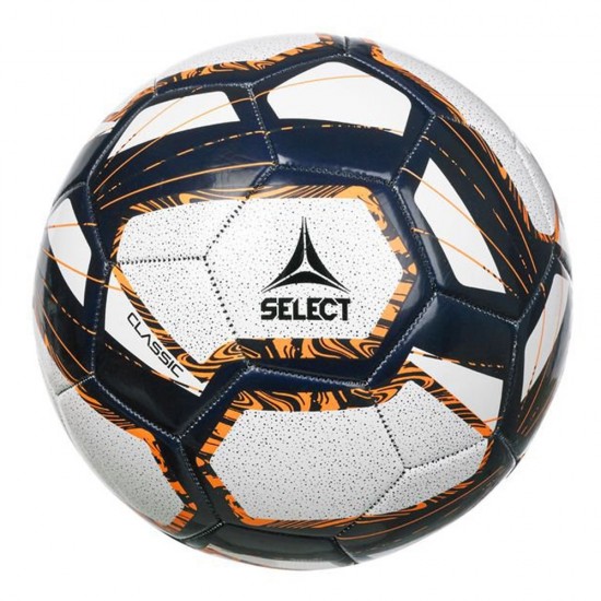 Μπάλα ποδοσφαίρου SELECT - CLASSIC V22  (Μέγεθος 5), λευκή/σκούρο μπλε