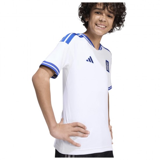 Greece adidas kids' home jersey 2026