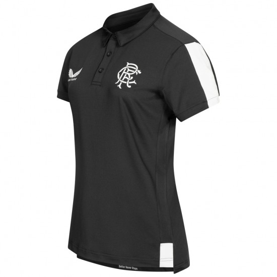 Ρέιντζερς CASTORE παιδικό polo, μαύρο