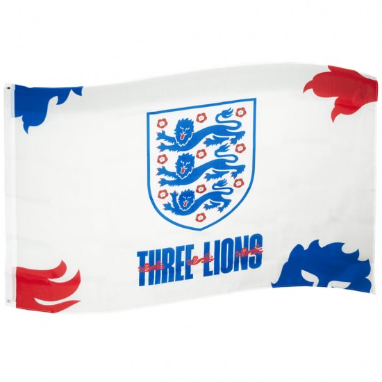 Σημαία 152 x 91εκ. 3 Lions England FA