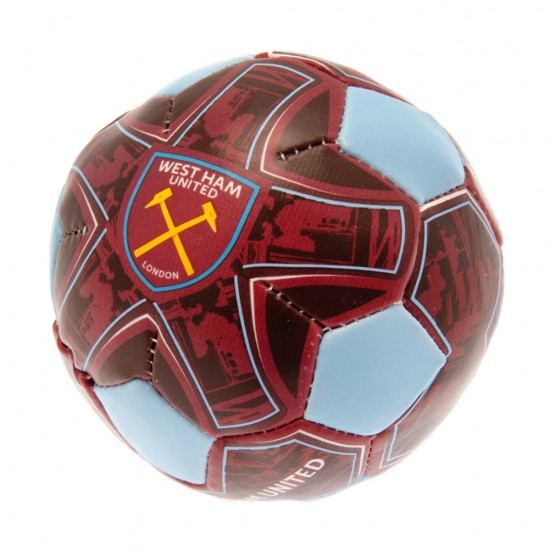 Μαλακή μπάλα ποδοσφαίρου West Ham United FC (10εκ. Διάμετρο)