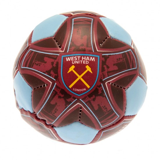 Μαλακή μπάλα ποδοσφαίρου West Ham United FC (10εκ. Διάμετρο)