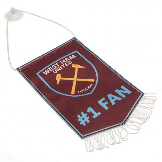 Λάβαρο μικρό 16 x 10 εκ. No. 1 Fan West Ham United FC