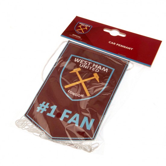 Λάβαρο μικρό 16 x 10 εκ. No. 1 Fan West Ham United FC