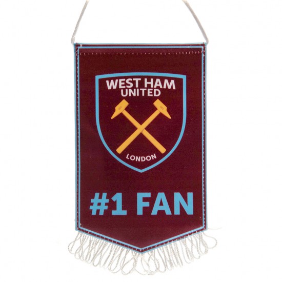 Λάβαρο μικρό 16 x 10 εκ. No. 1 Fan West Ham United FC