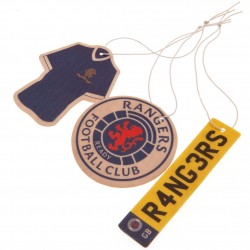 Αρωματικό αυτοκινήτου Rangers FC, σετ 3 τεμ.