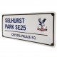 Crystal Palace FC Street Sign BW