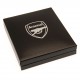Arsenal FC Silver Plated Boxed Crest Pendant