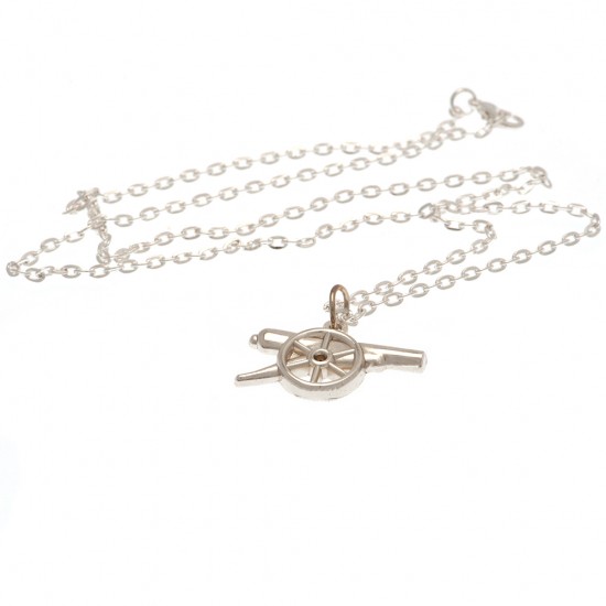 Arsenal FC Silver Plated Boxed Cannon Pendant