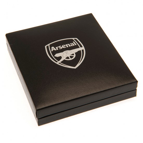 Arsenal FC Silver Plated Boxed Cannon Pendant