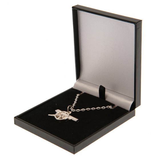 Arsenal FC Silver Plated Boxed Cannon Pendant