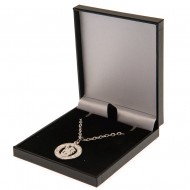 Chelsea FC Silver Plated Boxed Crest Pendant