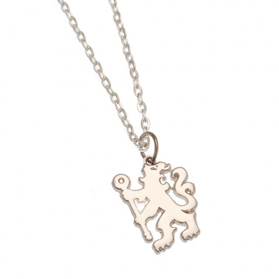 Chelsea FC Silver Plated Boxed Lion Pendant