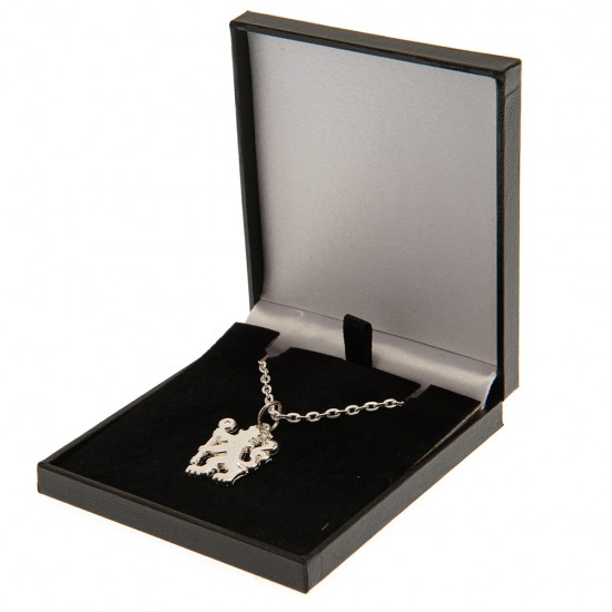 Chelsea FC Silver Plated Boxed Lion Pendant