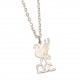 Liverpool FC Silver Plated Boxed Liverbird Pendant