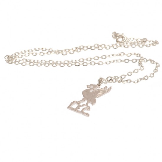 Liverpool FC Silver Plated Boxed Liverbird Pendant